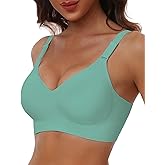 HORISUN Comfortable Seamless Full Coverage Bra for Women Wireless Bras with Soft Support Regular and Plus Size