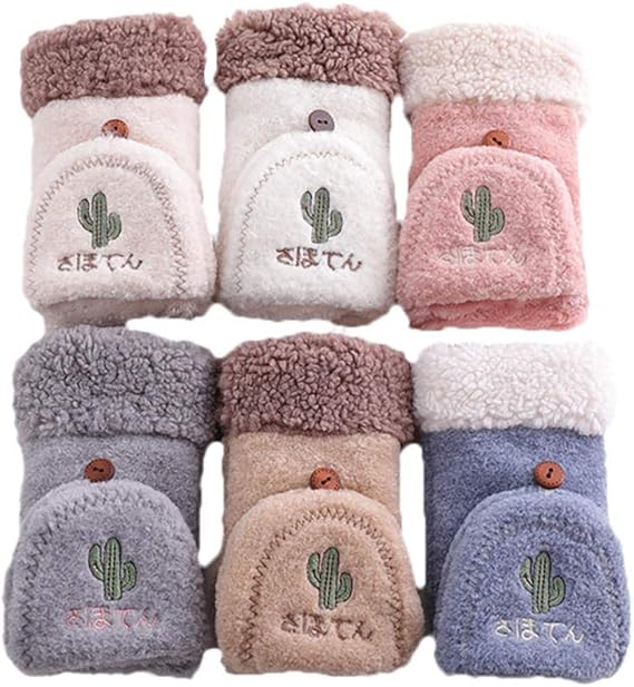 Amazon Co Jp Twinstar ミトン手袋 レディース 半指グローブ 指なし コンバーチブル ニットグローブ スマホ手袋 おしゃれ 柔らかくて 暖かくて指先を出したい時に手袋 服 ファッション小物