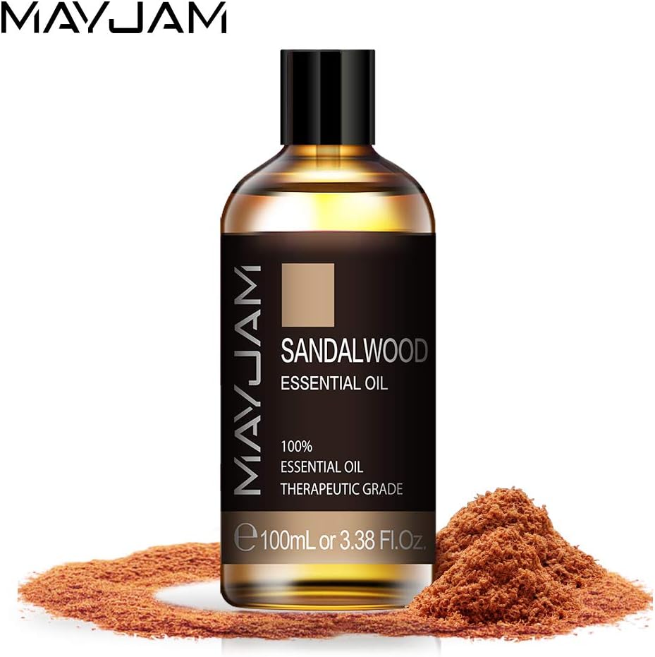 MAYJAM Sandalwood Essential Oils 100ML, Sandalwood Oil for Diffuser Humidifier, DIY, Home, Office, 100 ml (Pack of 1) - Image 3