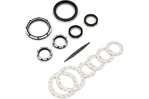 ALLOYFORGE Speedometer Gauge Bezel Kit for Harley Street Glide, Electra Glide, Road Glide, Trike, 1996-2013 (Black)