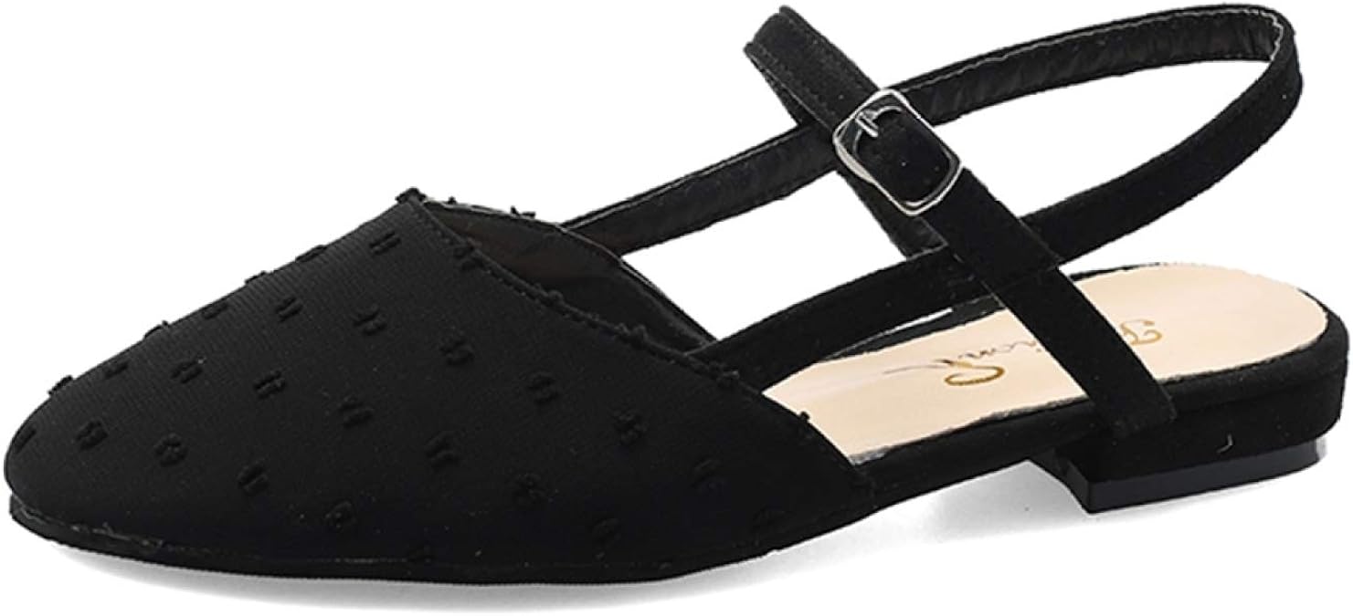 Amazon ブウケ 細ストラップ チャンキーヒール サンダル レディース シューズ 靴 フェミニン 大人 シンプル おしゃれ ストラップ パンプス ヒール 歩きやすい アンクルストラップ かわいい 裸足 大人 夏 旅行 カジュアル ブウケ サンダル
