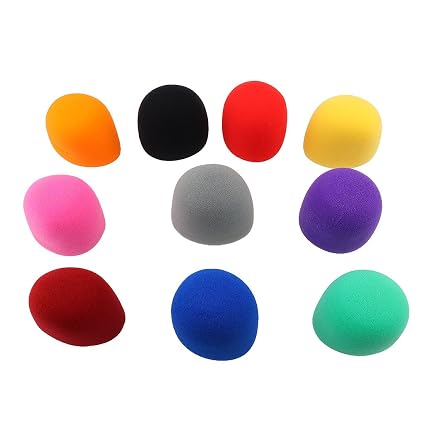 10pz Copre Copertura Cover Antivento Antipop Per Microfono