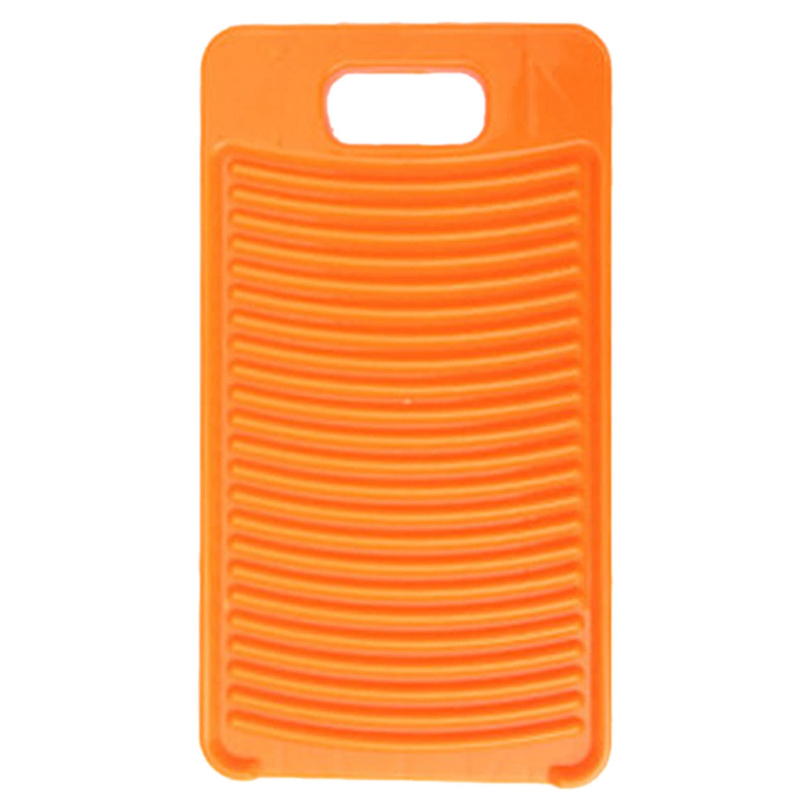 Photo 1 of MAOYE Plastic Mini Washboard Washing Board for Kids Shirts Clean Laundry Lime (Orange)