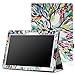 Lenovo Tab 2 A10 / TAB-X103F Tab 10 Case - MoKo Slim Folding Cover Smart Case for Lenovo Tab2 A10-70 / TAB-X103F Tab 10 / Tab3 10 Business Tablet, Lucky Tree