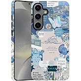 Compatible with Samsung Galaxy S24,Frosted Dual-Layer Protection with Phone Case Cover - Bible Verse Christian Faith Collage