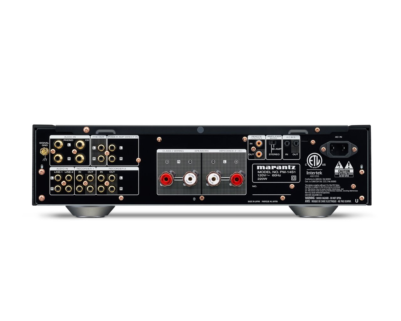 Amazon.com: Marantz PM-14S1 Reference Integrated Amplifier (Black)  (Discontinued by Manufacturer): Electronics