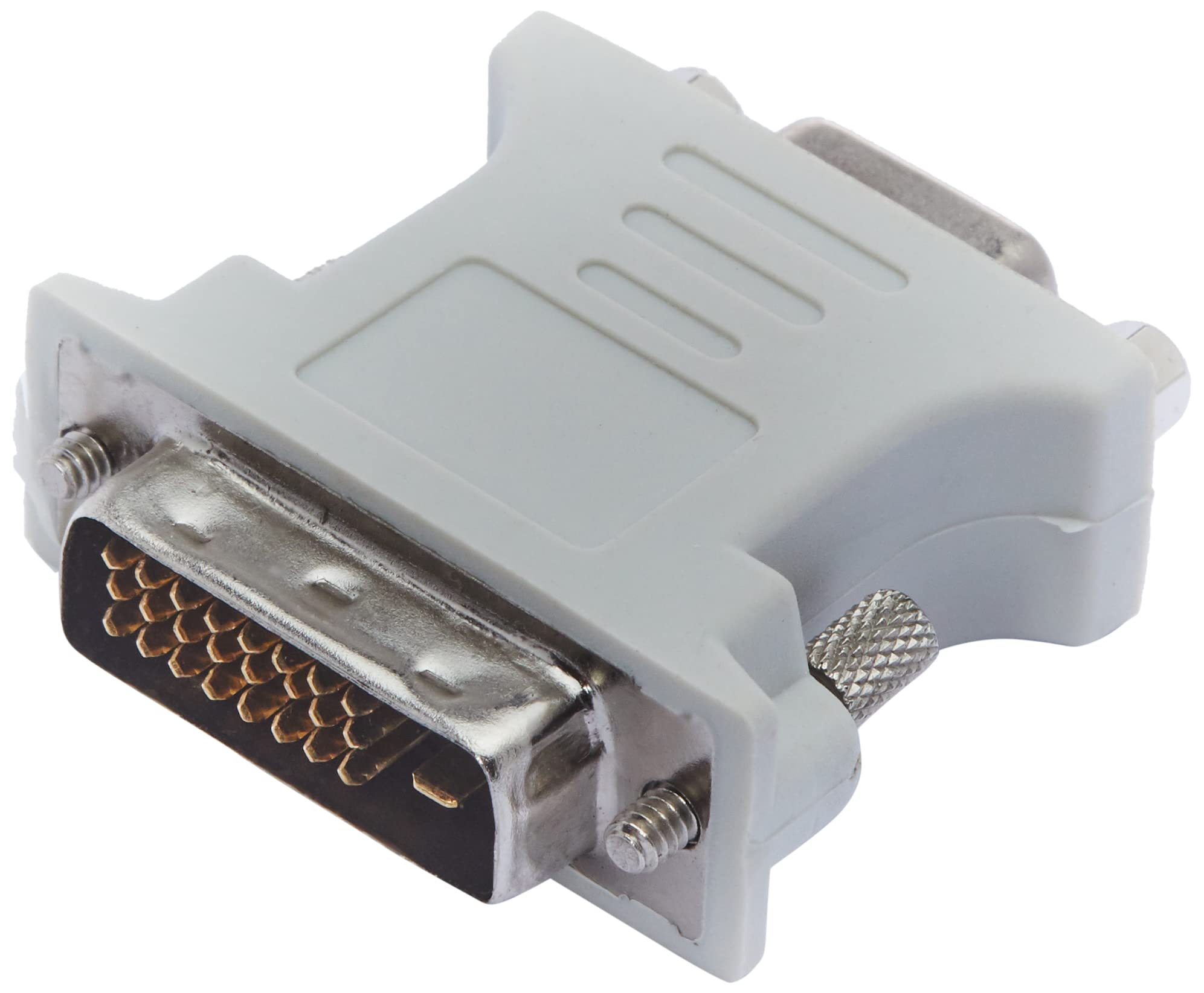 conecto CC20103 Analogue monitor adapter for DVI-D male VGA female monitor (24+1 male pole/15 pole), Grey