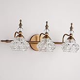DJFHKO Vintage Brass Vanity Light Fixtures - Bathroom Lighting