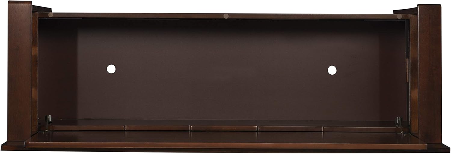Linon Home Dcor Linon Home Decor Cynthia Storage Bench, 50"w x 17.25"d x 32"h, Walnut: Kitchen & Dining