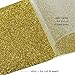 RUSPEPA Glitter Heat Transfer Vinyl -Glitter Flake Design Great for T-Shirt, Garments Canvas Bags and Other Fabrics-19.5 X 12Inch-Gold