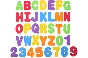 36-Piece Floating EVA Letters Numbers Bath Toys Educational Cognitive Play Set for Fun