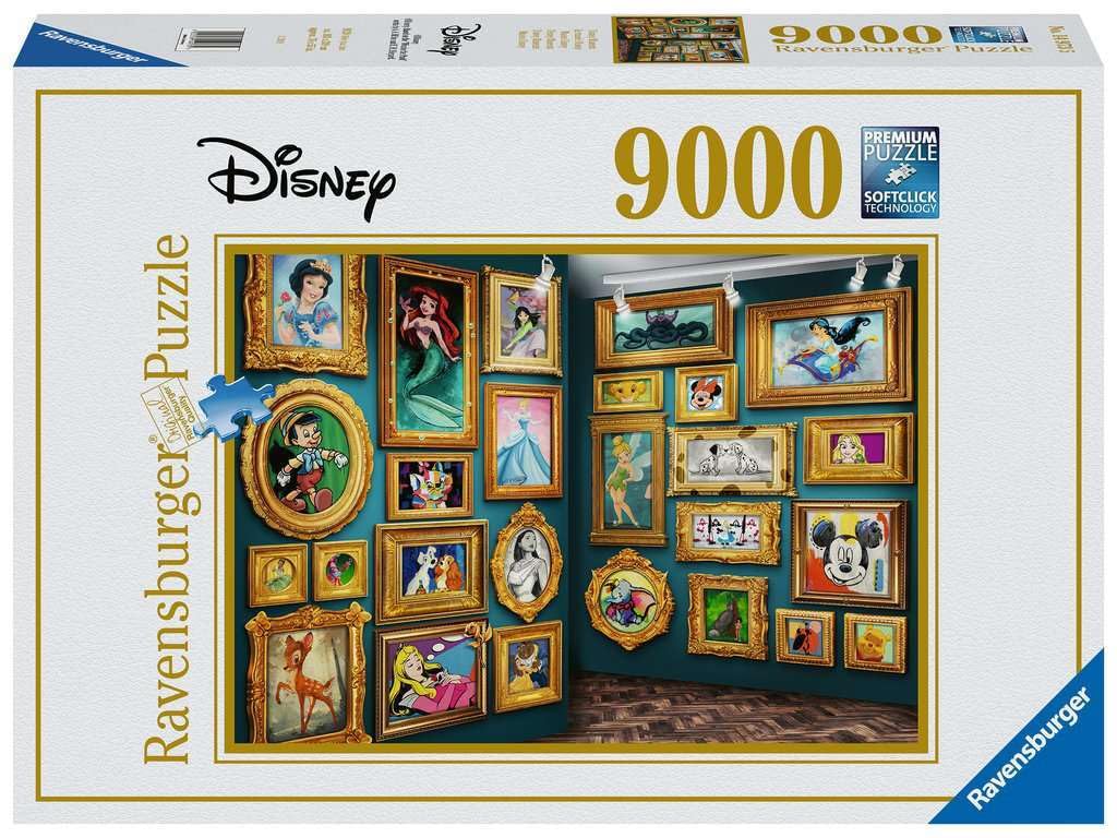 Photo 1 of Ravensburger - Disney Museum - 9000 Piece Jigsaw Puzzle - with Disney Favorites - Mickey & Minnie Mouse, Bambi, Snow White, Jasmine & More - Premium Quality - Ideal Gift - Puzzles for Adults