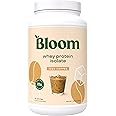 Bloom Nutrition Whey Isolate Protein Powder, Iced Coffee - Pure Iso Post Workout Recovery Drink Blend, Smoothie Mix with Digestive Enzymes for Gut Health - Low Carb, Keto & Zero Sugar Added