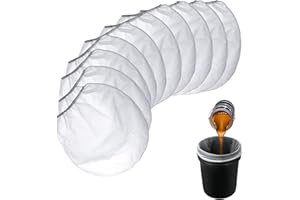 10 PCS Paint Strainer 1 Gallon,Disposable Bag Bucket Strainer, Regular Fine Mesh Elastic Top Bag Strainers for Paints Sprayer