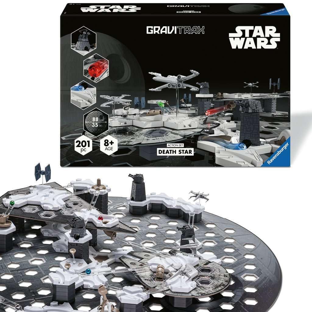Ravensburger GraviTrax Star Wars Action-Set Death Star. Interactive Marble Run System, Construction Toy for Children from 8 Years.