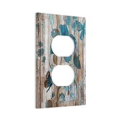 Thsanju Vintage Rustic Farmhouse Wood Plank Teal