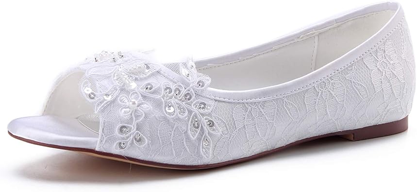 peep toe flats amazon