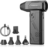 Compressed Air Duster,130000RPM Electric Air Duster Brushless Motor with Adjustable Stepless Speed, Fast Charging Rechargeable Cordless Air Blower for PC,Car,Keyboard,Pet,Home &amp; Outdoor