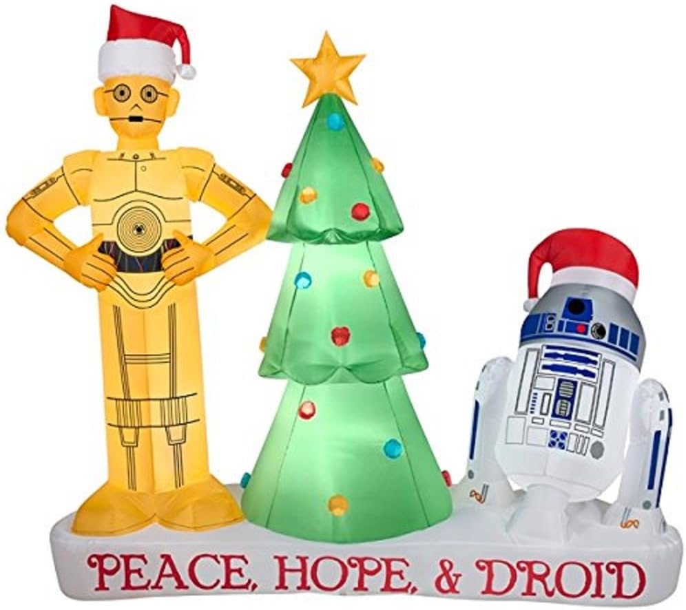 Amazon Com 6 Foot Star Wars Droids R2 D2 And C3po Holiday Yard