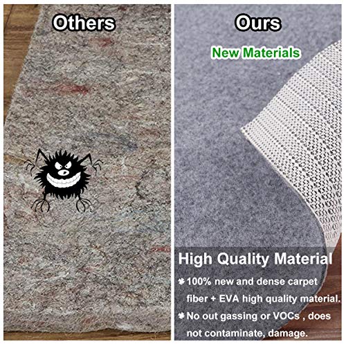 Non-Slip-Pad-Rug-Grippers-8x10-18-Thick-Felt-Rubber-Double-Layers-Area-Carpet-Mat-Tap-Provides-Protection-and-Cushioning-for-Hardwood-or-Tile-Floors