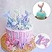 Kabi Mermaid Tail Mold Silicone Seashell Candy Molds for Chocolate Fondant Cake Decoration(4Pack)