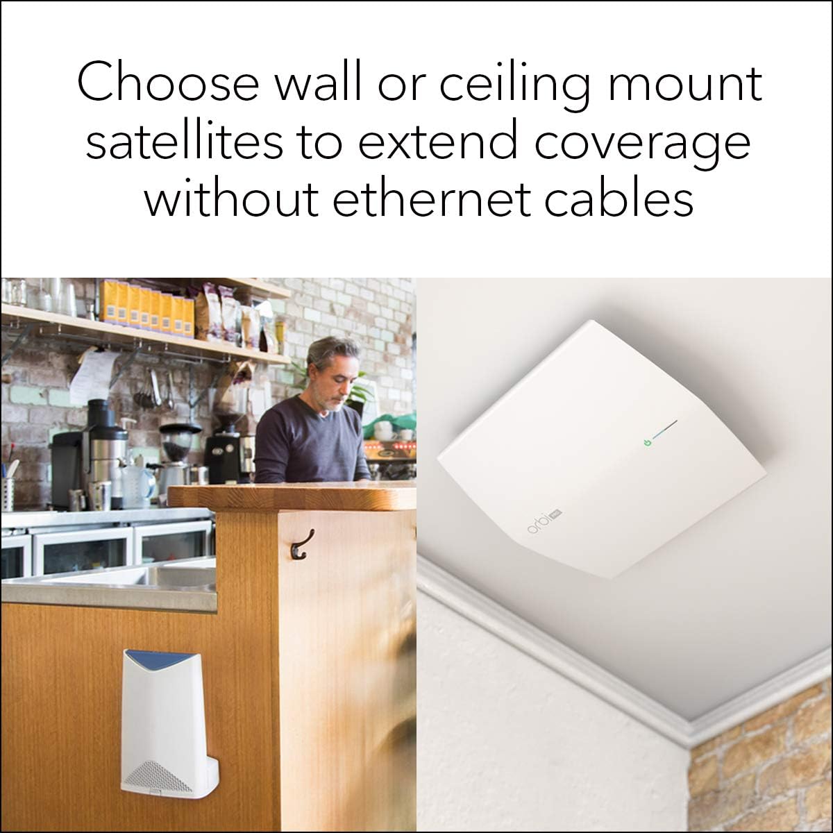NETGEAR SRC60-100EUS Orbi Pro AC3000 Ceiling Mounted Business Mesh Wifi ...