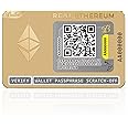 Ballet Real Ethereum (ETH), Gold Edition - The Easiest Crypto Cold Storage Card with New Premium Packaging, Cryptocurrency Hardware Wallet with Multicurrency and NFT Support (Single)