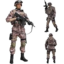 Amazon.com: ViiKONDO 1/6 Scale Action Figure Toy Army Men 12inch 