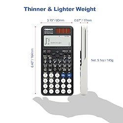 OSALO Scientific Calculator 417 Function 2 Line