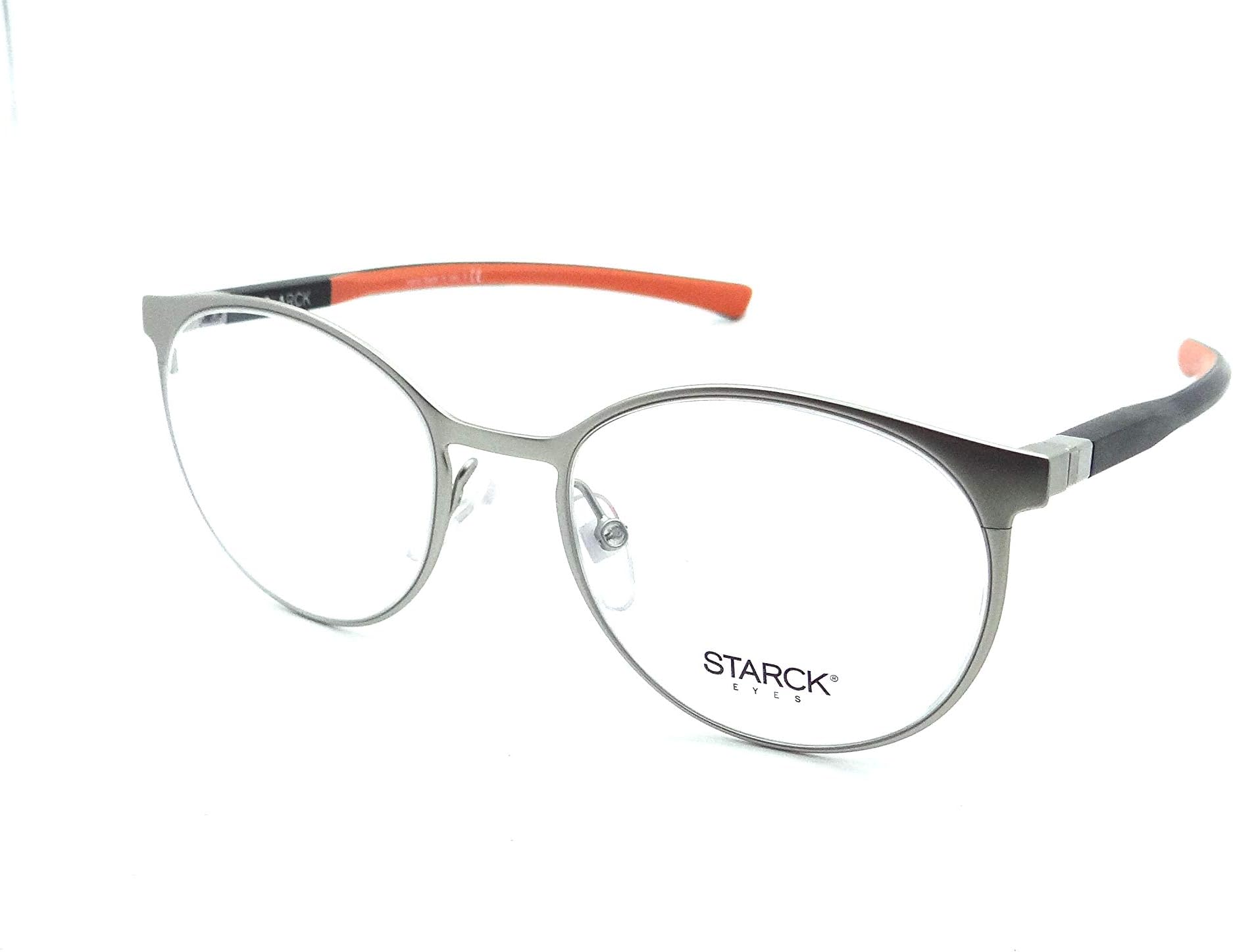 Mikli Rx Eyeglasses Frames SH2034 0005 50-19-145 Silver Black Orange
