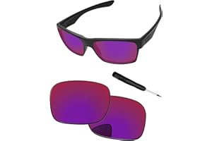 PapaViva Replacement Lenses & Screwdriver for Oakley TwoFace OO9189 Sunglass