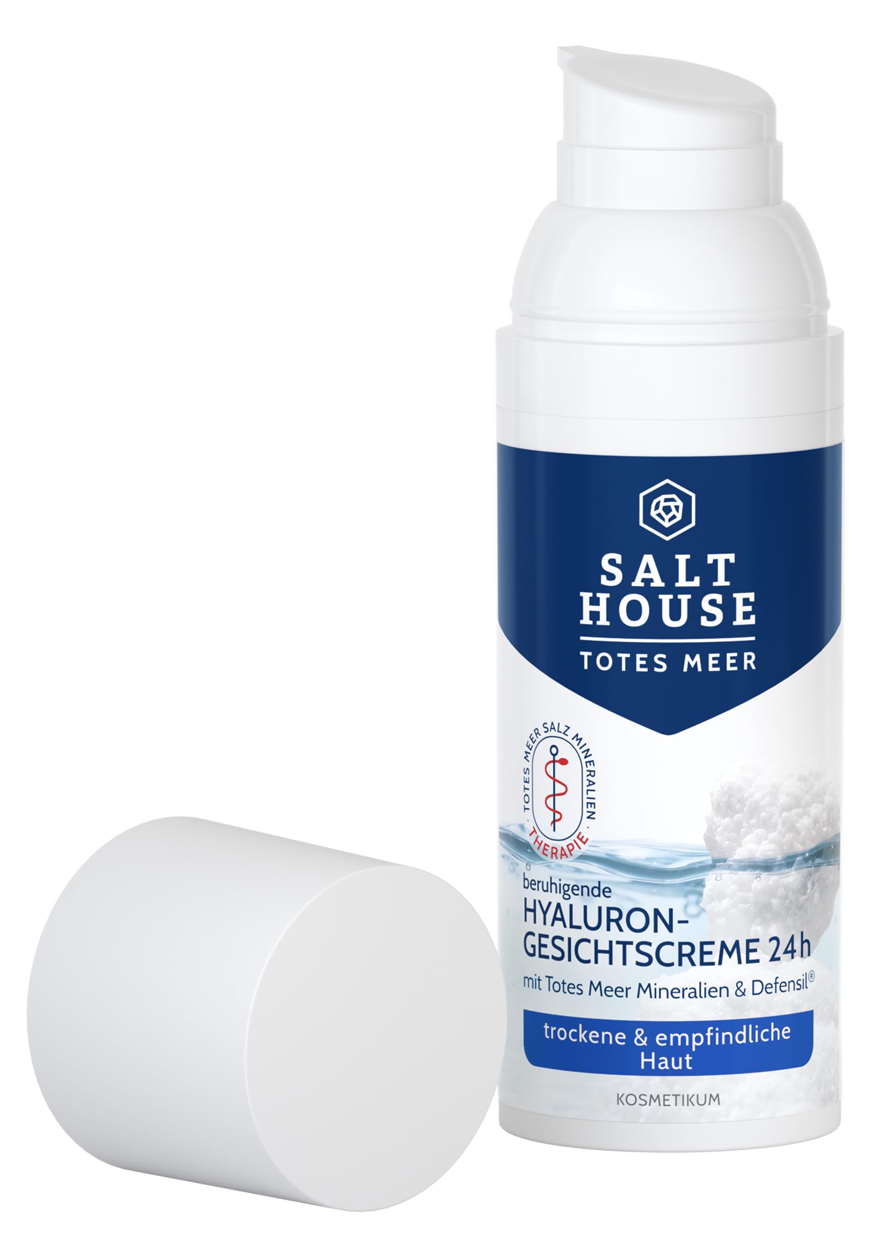 SALTHOUSE Dead Sea Hyaluronic Face Cream 24 Hours Dry Sensitive Skin 50 ml