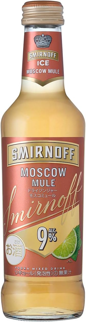Amazon Co Jp スミノフアイス モスコミュール チューハイ 275mlx24本 食品 飲料 お酒