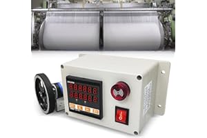 LIKARVA Digital Length Meter Counter 300ppr Digital Rolling Wheel Rotary Encoder Distance Length Testing Device Tool Wheel Roll Length Measuring Meter Testing Equipment 0-999999