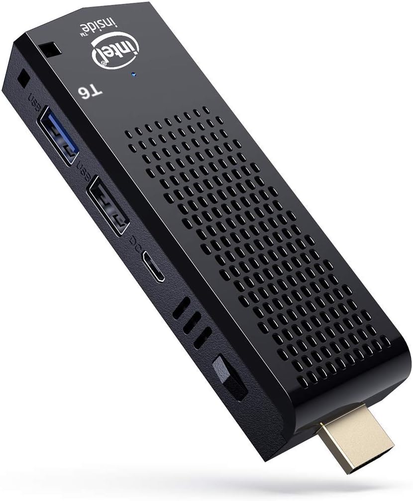 Mini PC Stick, Fanless Windows 10 Pro Mini Desktops Computer Intel Atom Z8350 2GB DDR 32GB eMMC,4K HD,2.4G/5G WiFi AC,Bluetoth 4.2