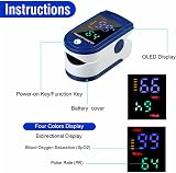 BAAQII Finger Pulse Oximeter LED Display Medical Health SpO2 Monitor view 6