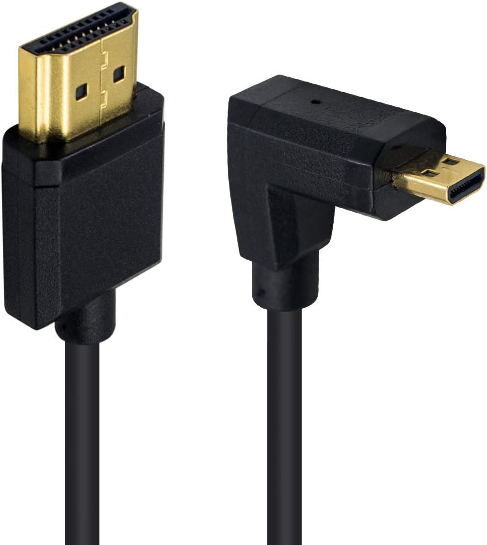 Duttek Micro HDMI to Standard HDMI Cable, Micro HDMI to HDMI Coiled Cable - Image 4