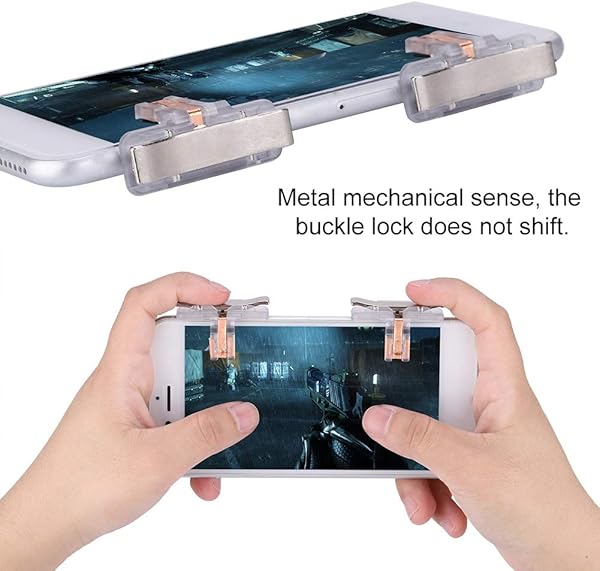 Naroote Controlador de Juegos para telfonos mviles Aim Button Shooter Gamepad Trigger Joystick