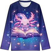ZPINXIGN Kids Long Sleeve Shirts for Girls 3-16 Year Old Cute Clothes for Teen Girls Casual Workout Tops
