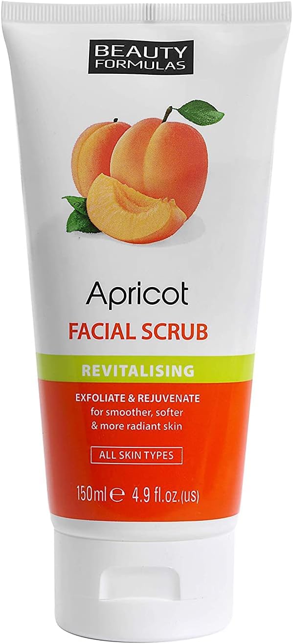 Beauty Formulas Apricot Face Scrub Exfoliating Deep Cleansing 100ml