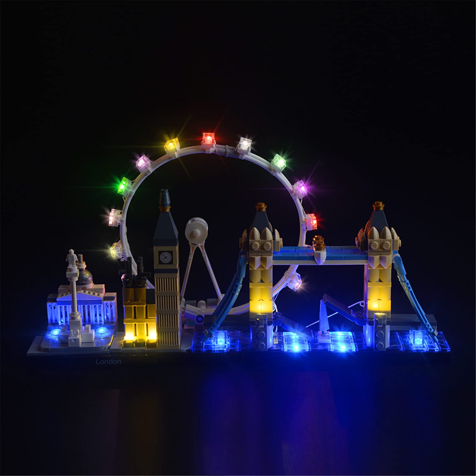 MENZAVA LED Light Set Compatible with LEGO 21034 London Architecture Building Blocks Model - Model Set NOT Included