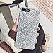 iPhone 8 Plus/7 Plus Bling Case Sparkle Ombre Sequins Polka Dot Air Prism Glitter Translucent Soft TPU Flexible Slim 3D Design Case Cover for Apple iPhone 8/7 Plus(iPhone 8 Plus/7 Plus, Silver)