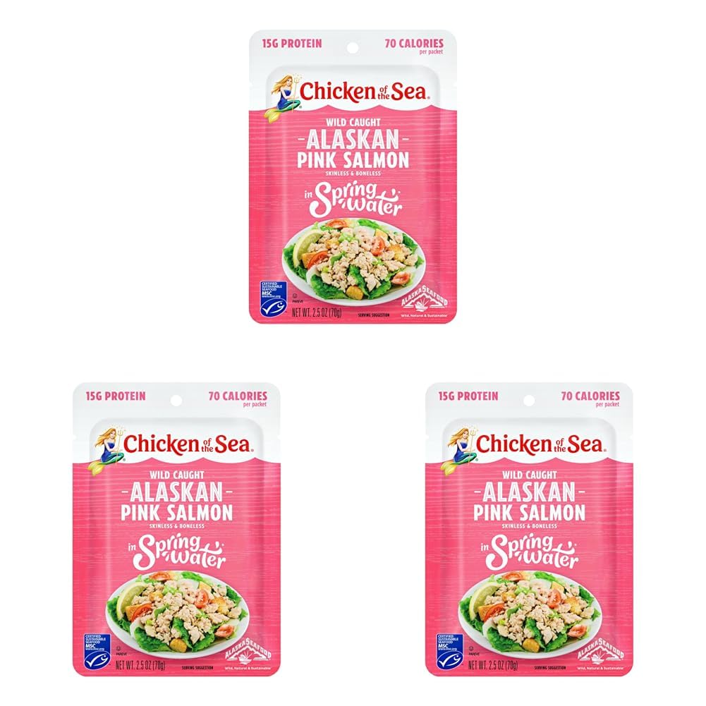 Chicken of the Sea Alaskan Pink Salmon, 2.5 Ounce