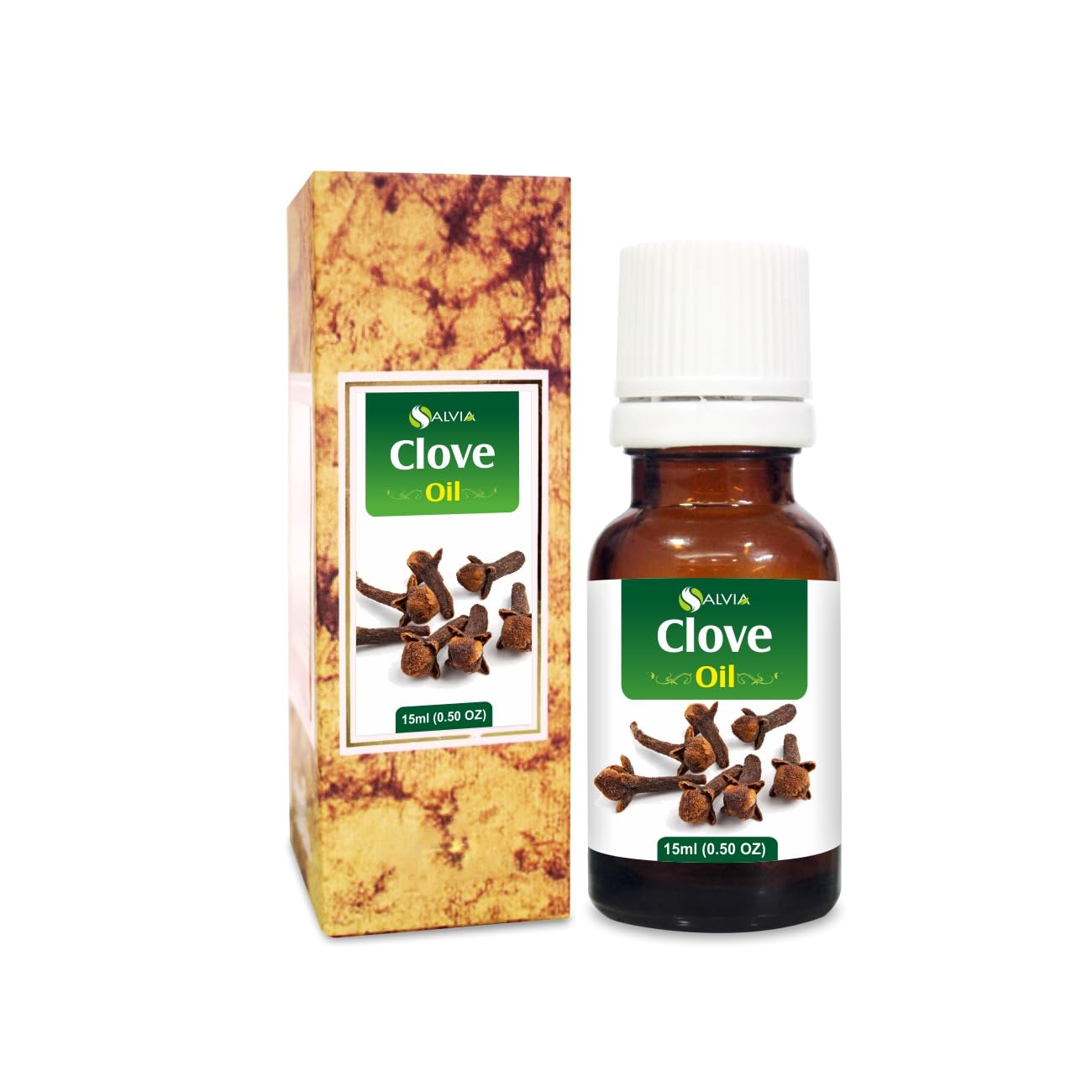 Clove Oil (Syzygium aromaticum) Pure & Natural Undiluted Uncut Essential Premium Aromatherapy Oil - 15ml