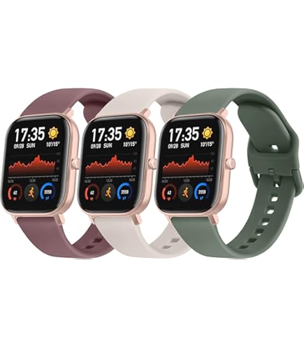 Amazfit Bip Correa De Cuero Mugust Para Amazfit GTS Mini/GTS
