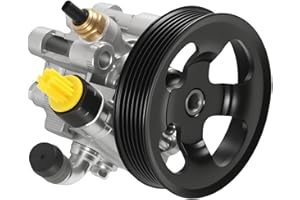 Daysyore 21-5345 Power Steering Pump with Pulley Fits for 2003 2004 2005 2006 2007 2008 Vibe 1.8L, Fits for 2003-2008 Corolla Matrix 1.8L, OE-Quality Power Assist Pump, Replace OE 4431002101 88970127