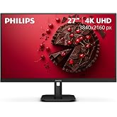 Philips 27" Computer Monitor 4K UHD IPS HDR Built-in Speakers, 27E1N1800A | 3840&times;2160 LED Monitor, HDMI 2.0, DisplayPort 1.4, VESA, HDR10, LowBlue, Flicker-Free, 4yr Advance Replacement Warranty