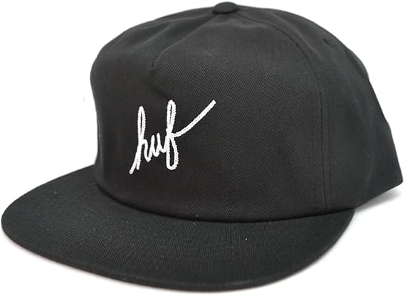 Amazon ハフ Huf Ht625 Script Snapback キャップ Black Sage Slate ロゴ ストリート Cap スケーター プレゼント ギフト 誕生日 メンズ 帽子 人気 3color Black 並行輸入品 キャップ 通販
