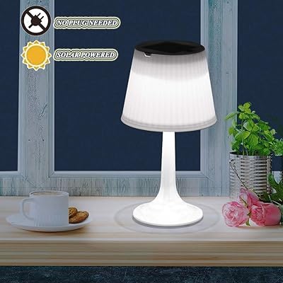 Modern Solar Table Lamp for Indoor/Outdoor Decor Bahrain Ubuy