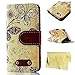 iPhone 5s SE Case,iphone 5 5s SE Wallet Case,MT Mall for iPhone 5 5s SE PU Leather Case Wallet Card Case Magnetic Design Flip Folio Leather Cover Kickstand Cover Case with Butterfly Pattern